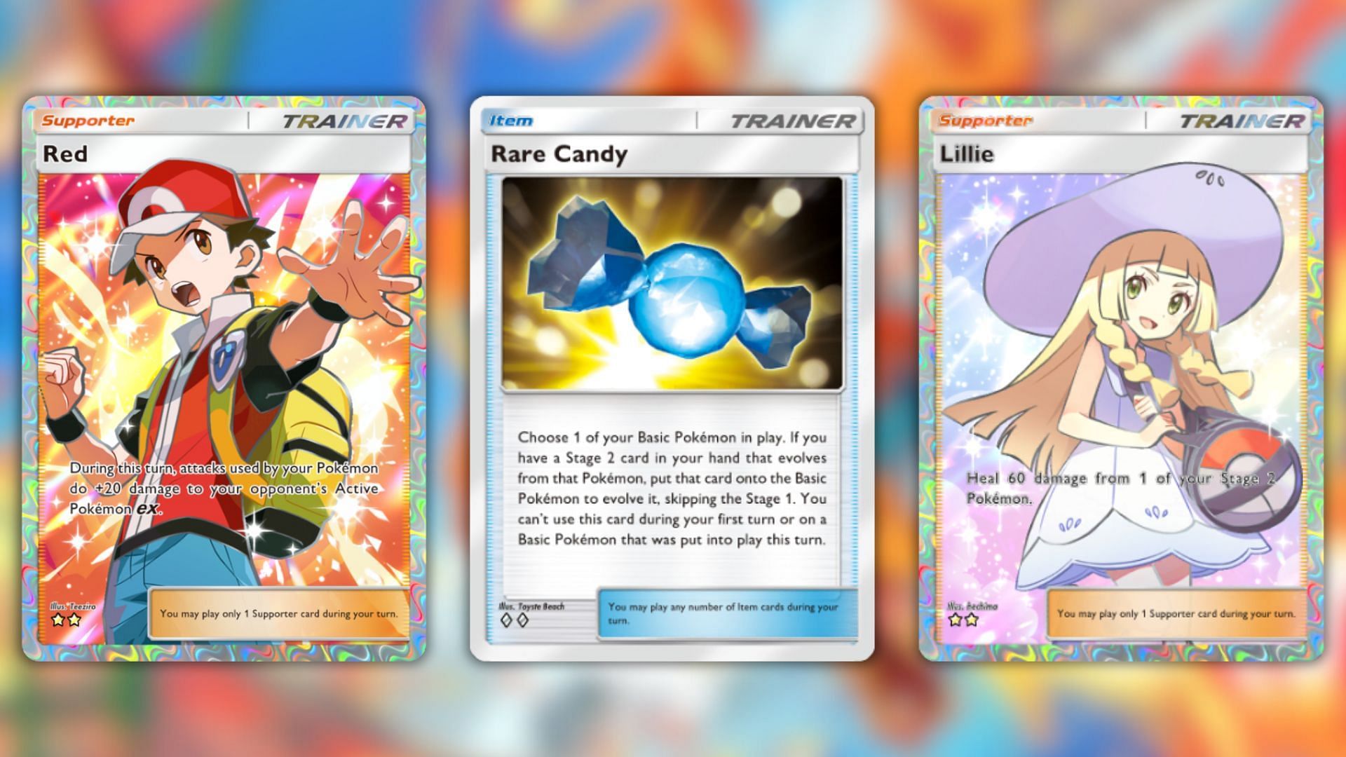 Best support cards in this deck (Image via The Pokemon Company)
